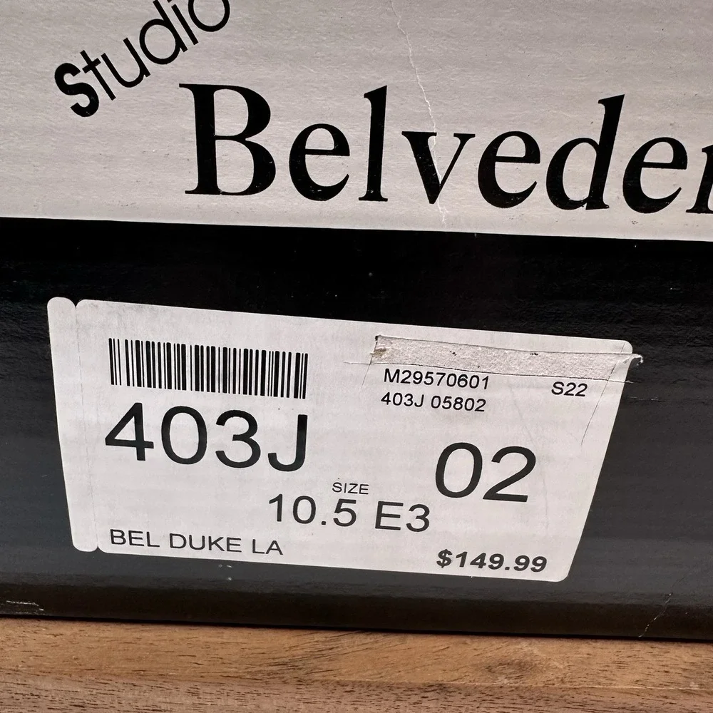 Belvedere size 10
